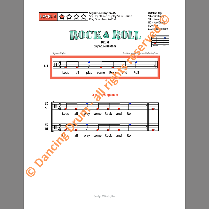 Rock-and-Roll Drum Ensemble