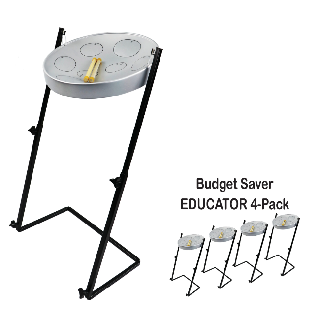 Jumbie Jam Educator's 4-Pack with Floor Metal Z-Floor Stands (G
