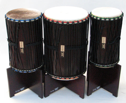 Set of 3 Djun-Djun Stands (Adult)