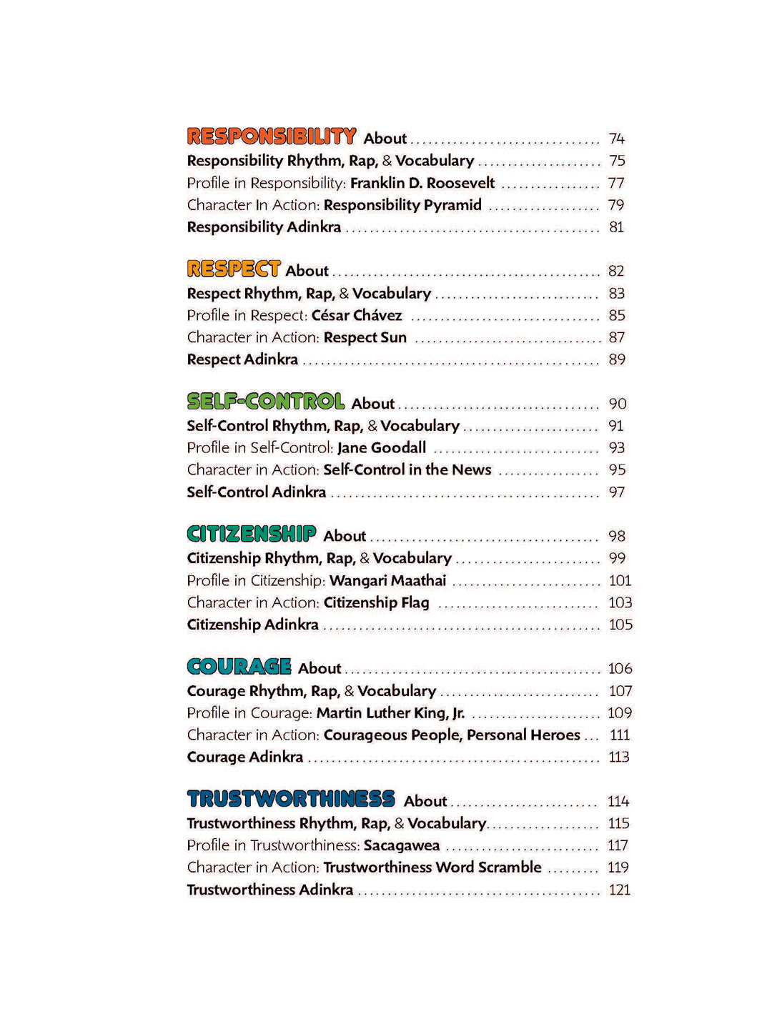 Drumming Up Character: Teacher's Guide