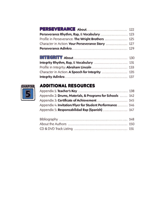 Drumming Up Character: Teacher's Guide