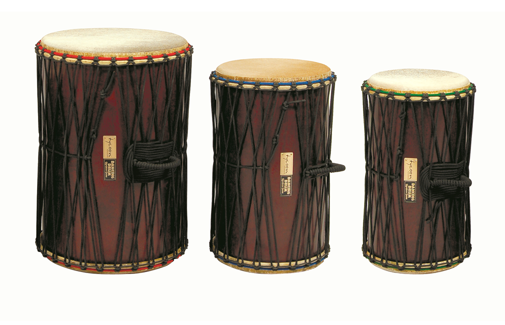 15" Dundunba, 12" Sangban, 10" Kenkeni