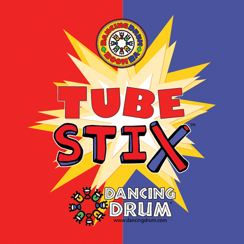 RED + BLUE TubeStix Pair