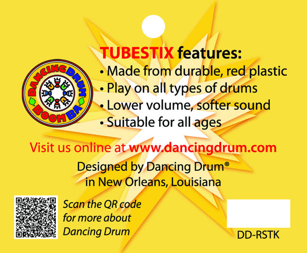 RED + BLUE TubeStix Pair