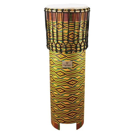Dancing Drum Ngoma - Kinte Cloth Finish